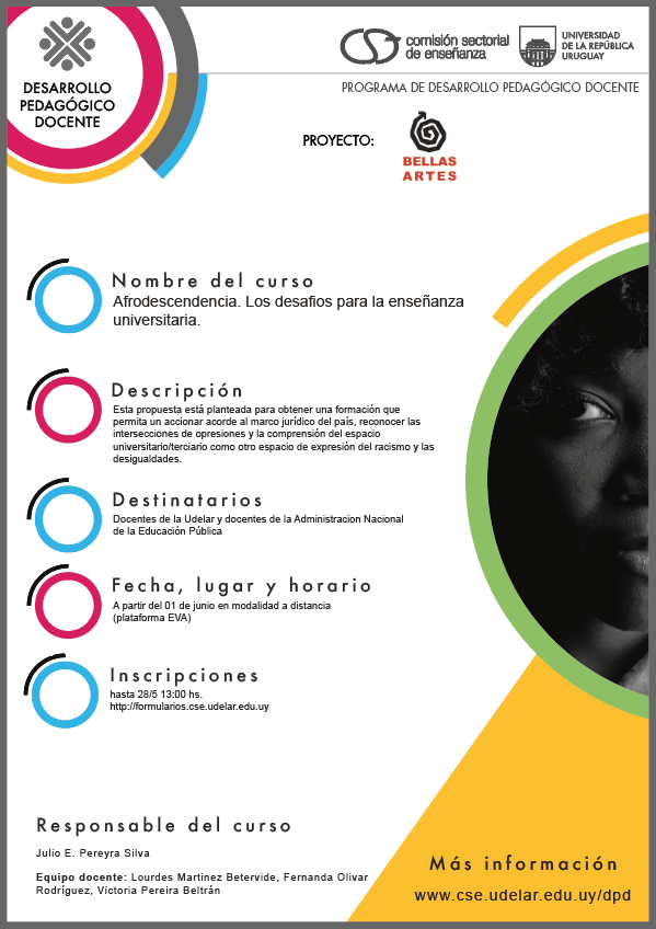 Curso Afrodescendencia. Los desafíos para la enseñanza universitaria (segunda edición)